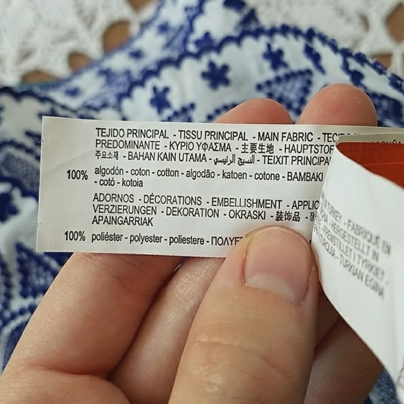 Zara NWOT Embroidered Mediterranean Style Shorts - Picture 6 of 9